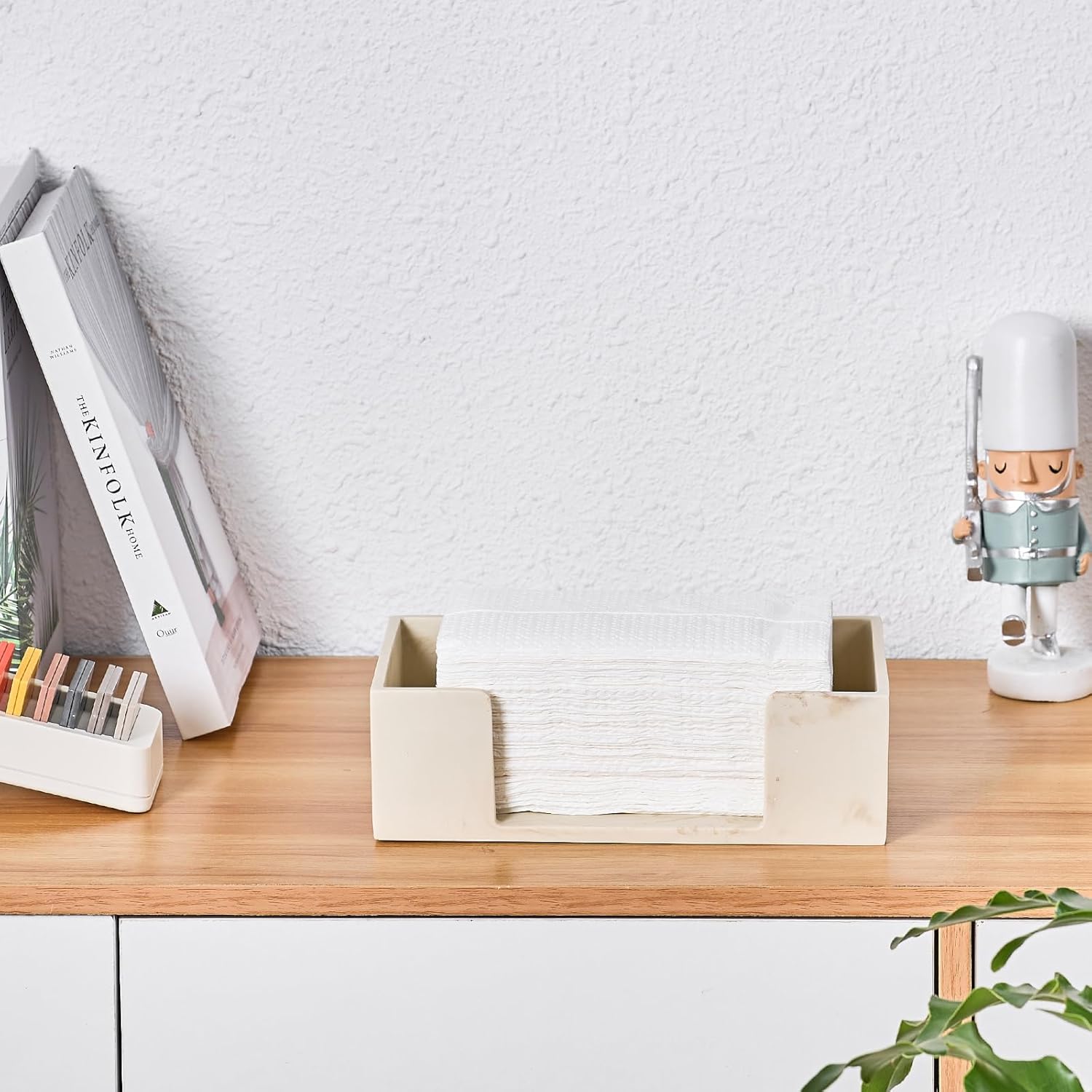 Marble Beige Napkin Holder