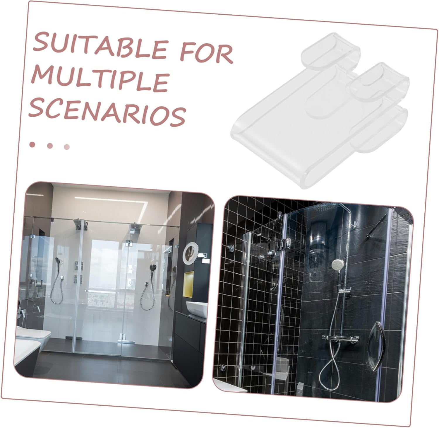 ABOOFAN Frameless Glass Shower Door Hook