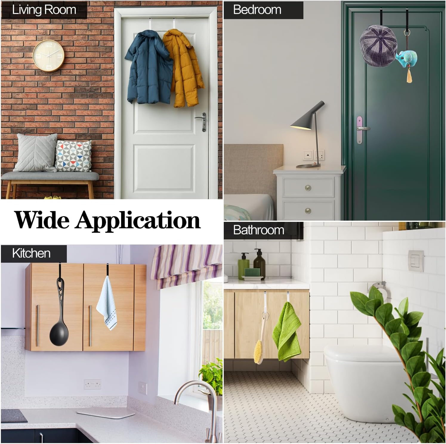 Over-the-Door Hangers with Double Purpose