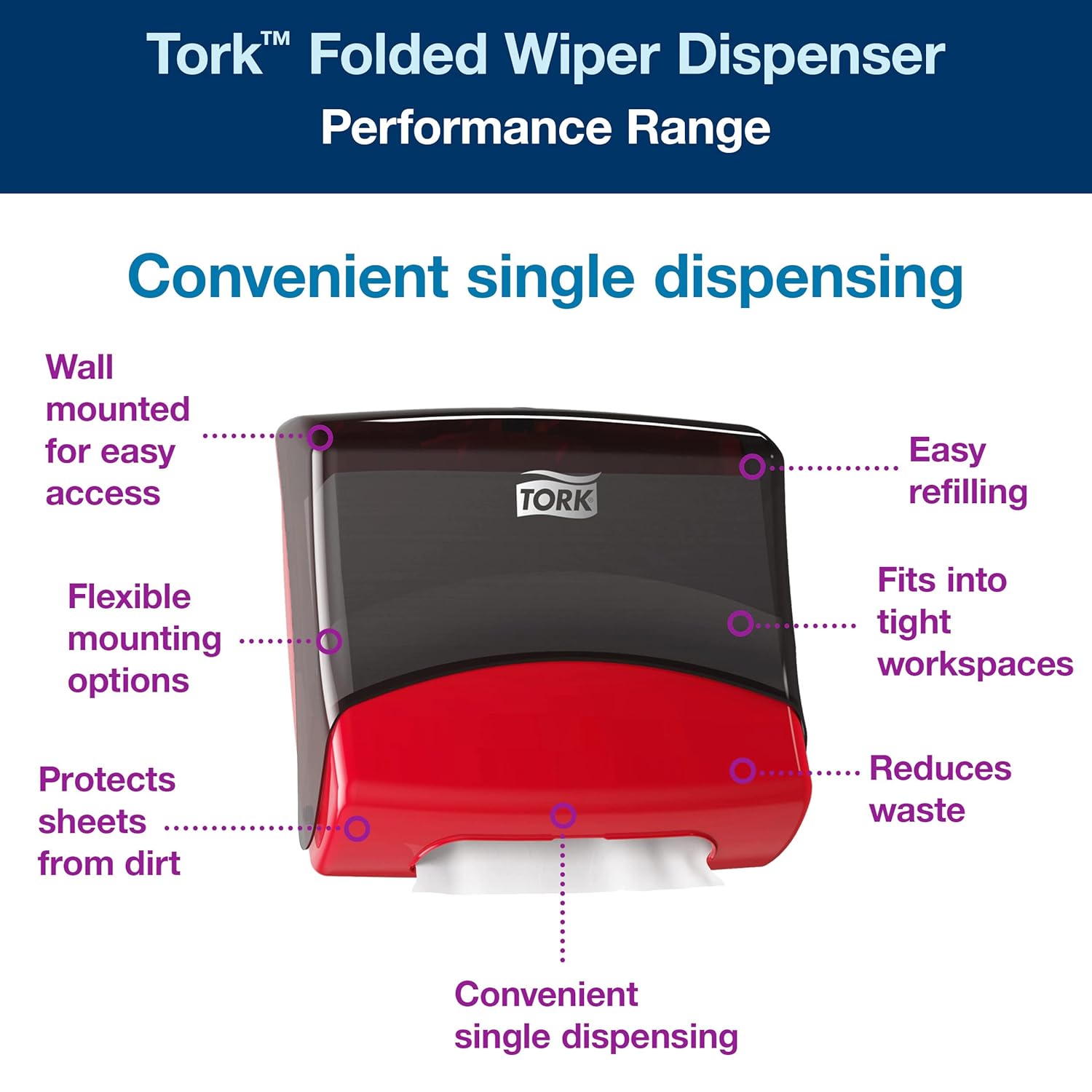 Tork FOLDED WIPER DISPenser