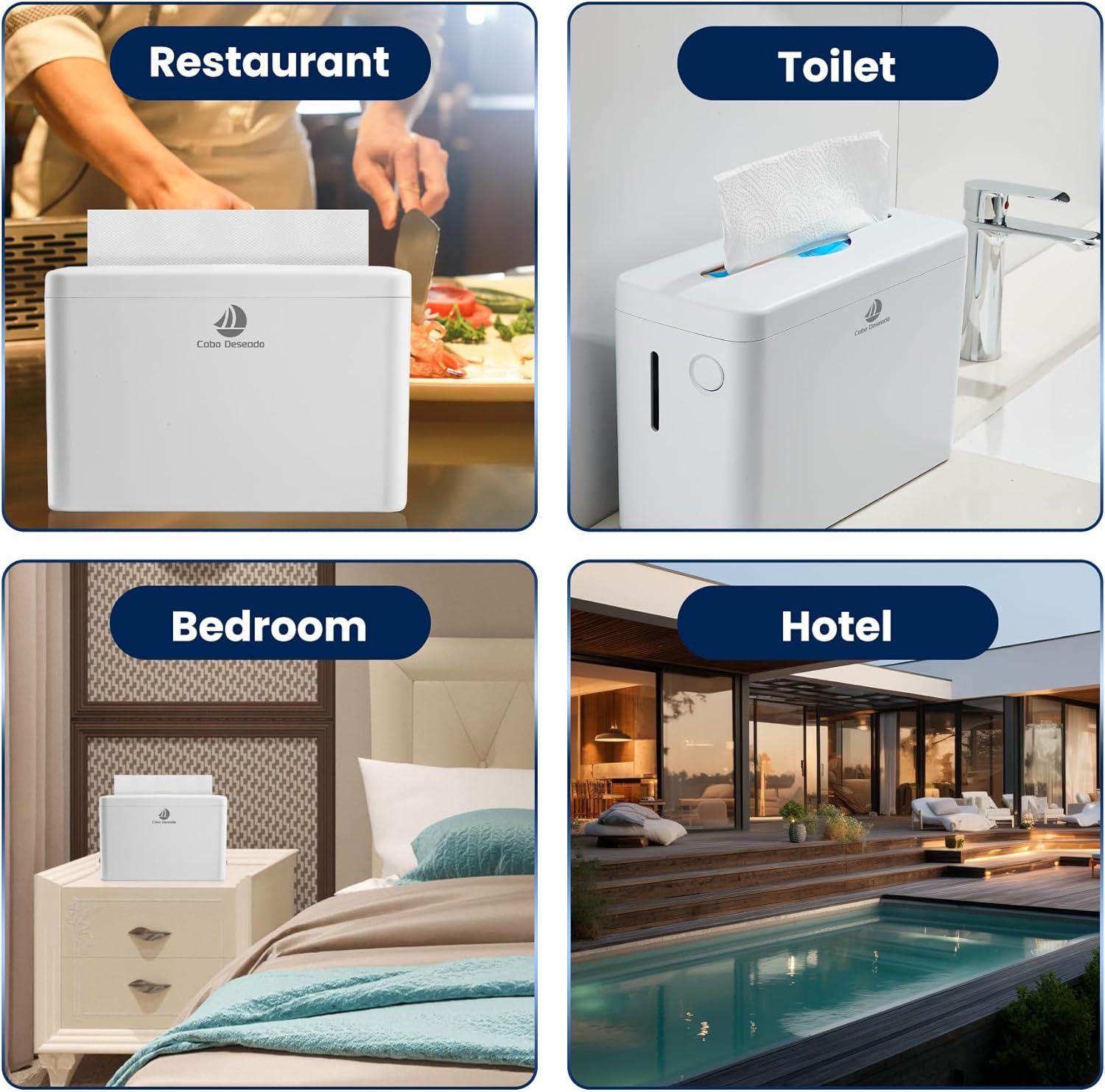 Cabo Deseado Multifold Paper Towel Dispenser