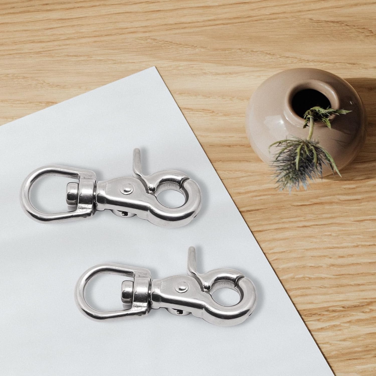 2 Pcs Heavy Duty Trigger Snaps Swivel Hooks 2 35 Inch