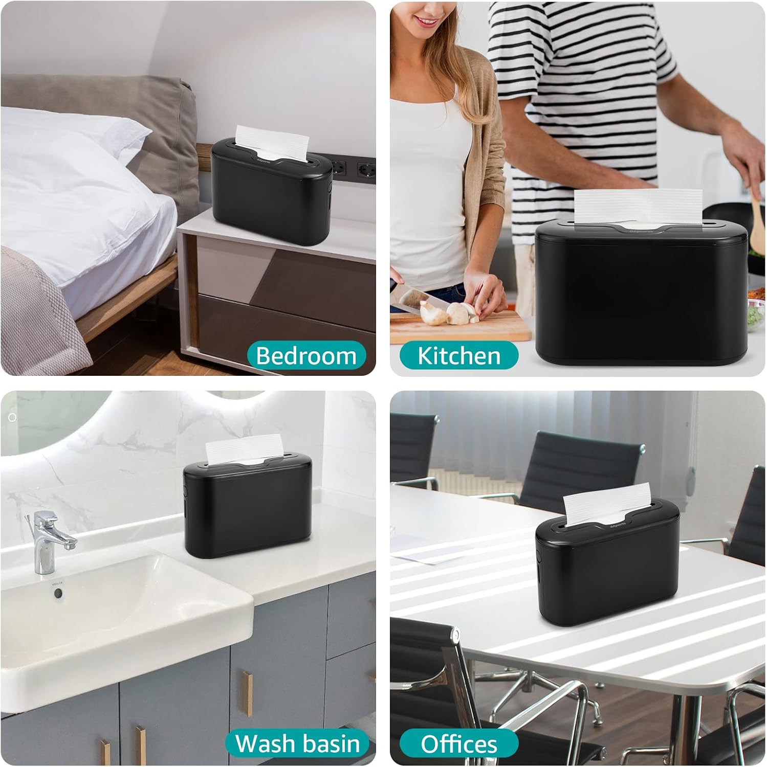 DUTYWORKS Multifold Paper Towel Dispenser Countertop Black
