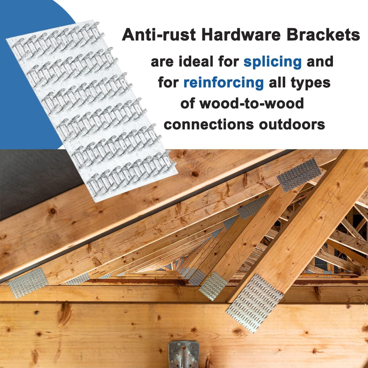Premium Steel Truss Plates for Wood Roofing