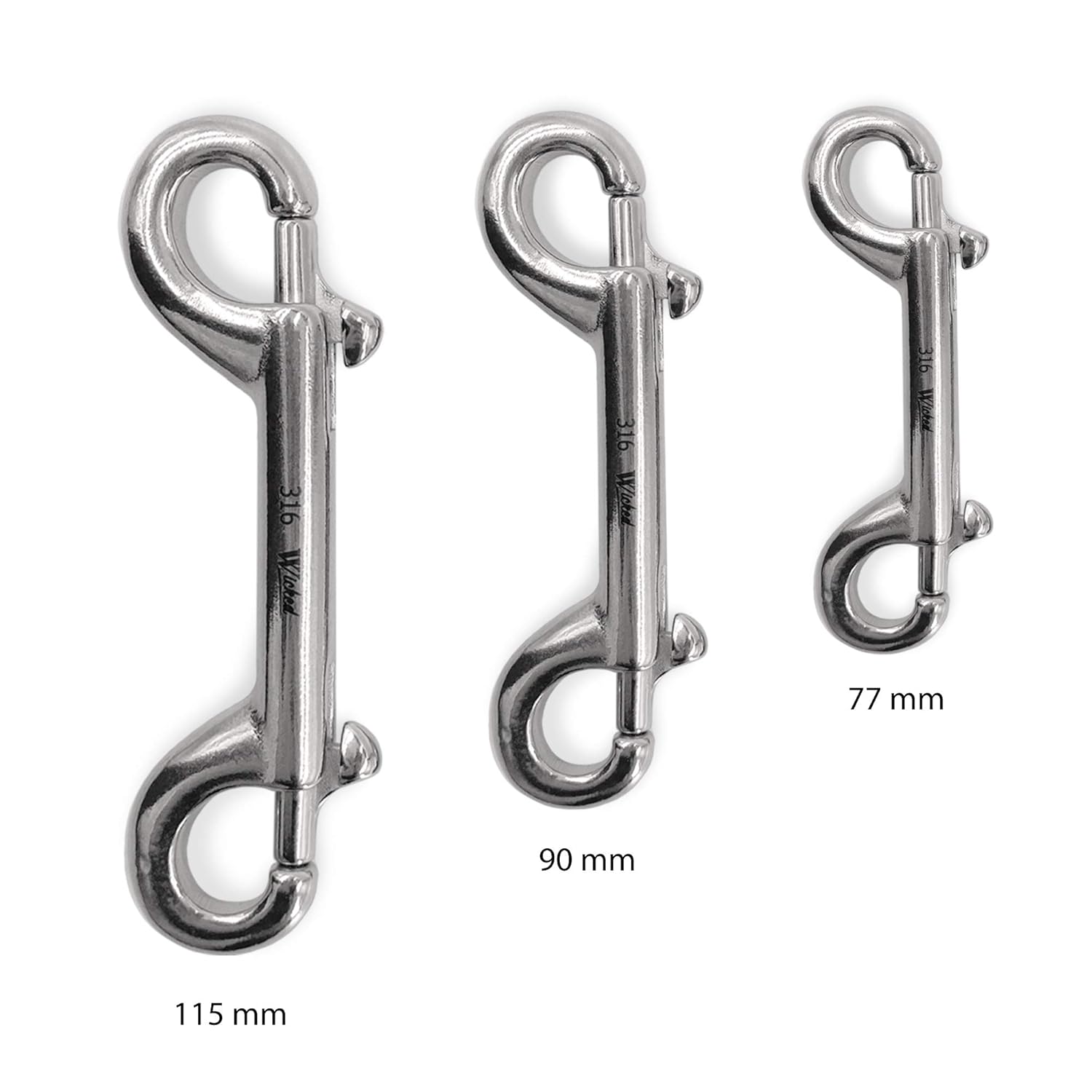 WICKED Marine-Grade Snapped-in Bolts