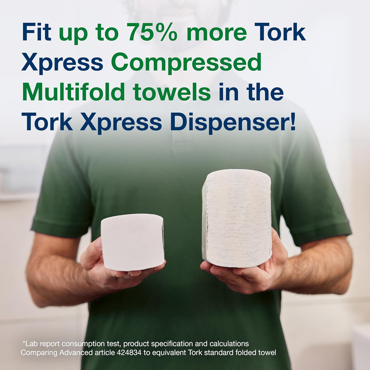 Save Space Elevate Hygiene - Tork Xpress Hand Towel Dispenser