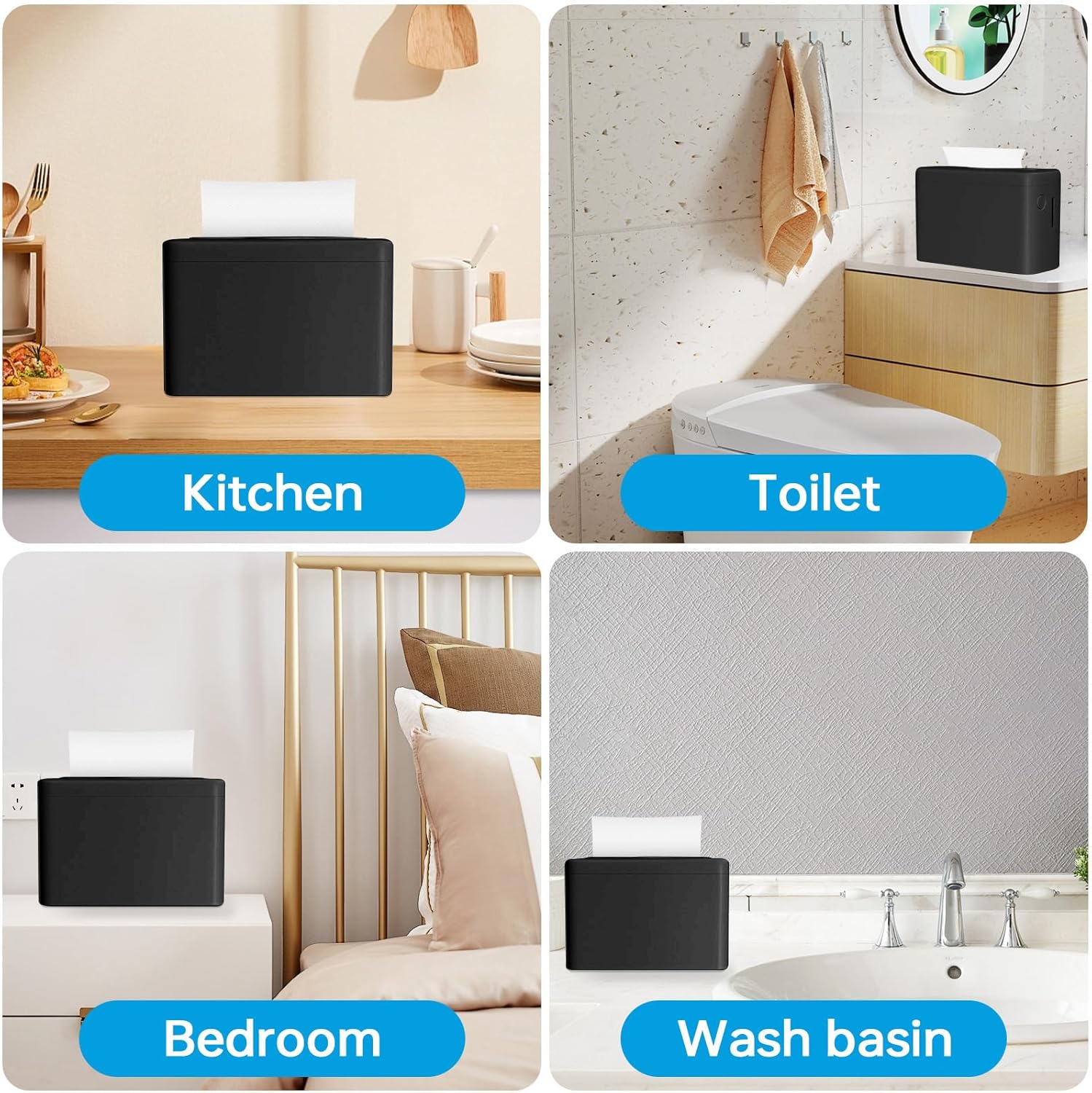 Premium Black Hand Towel Dispenser