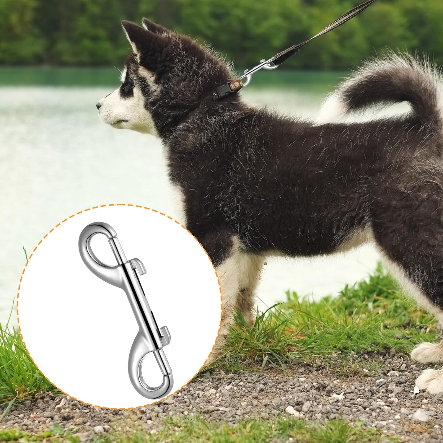 Secure Durable 24-Piece Bolt Snaps for Pets