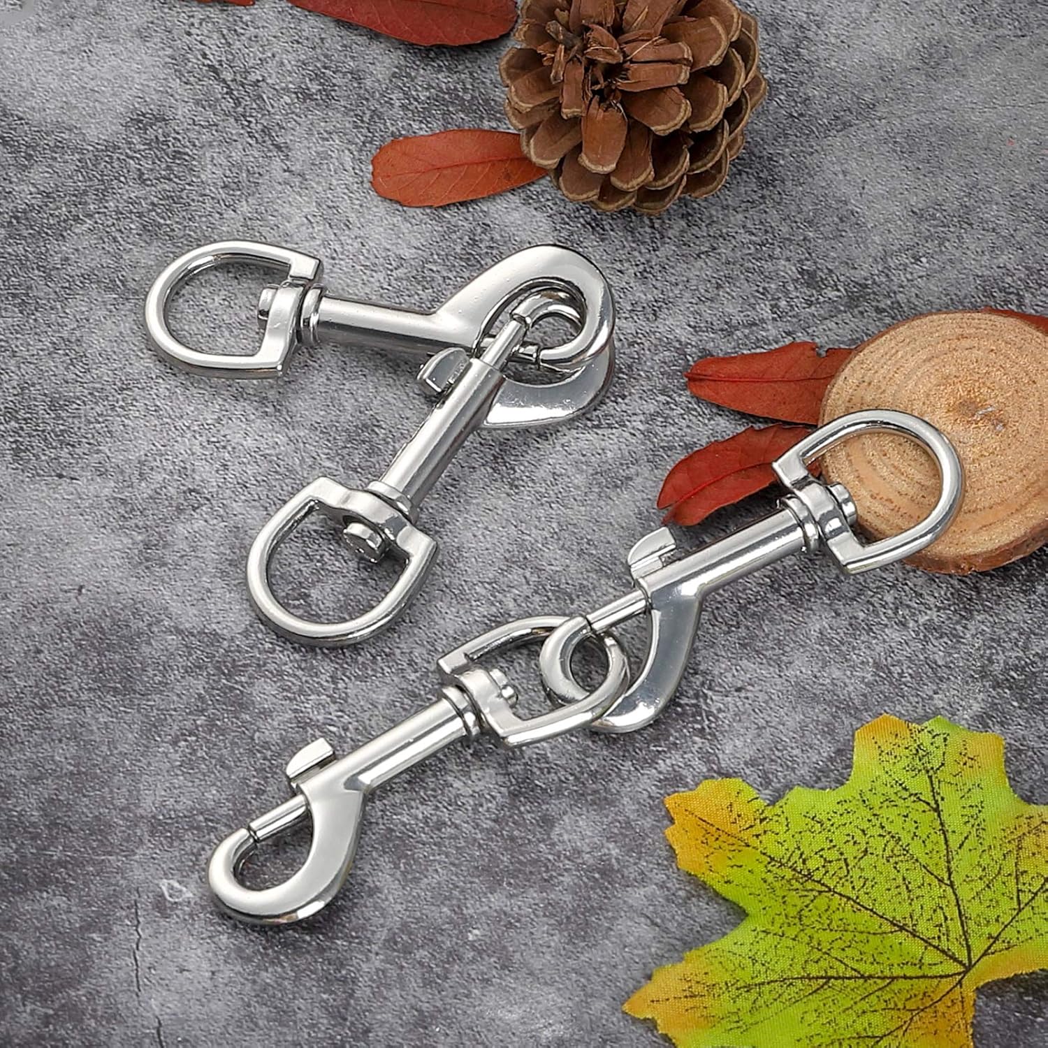ZWLFLF 12-Piece 3 Inch Swivel Snap Hooks