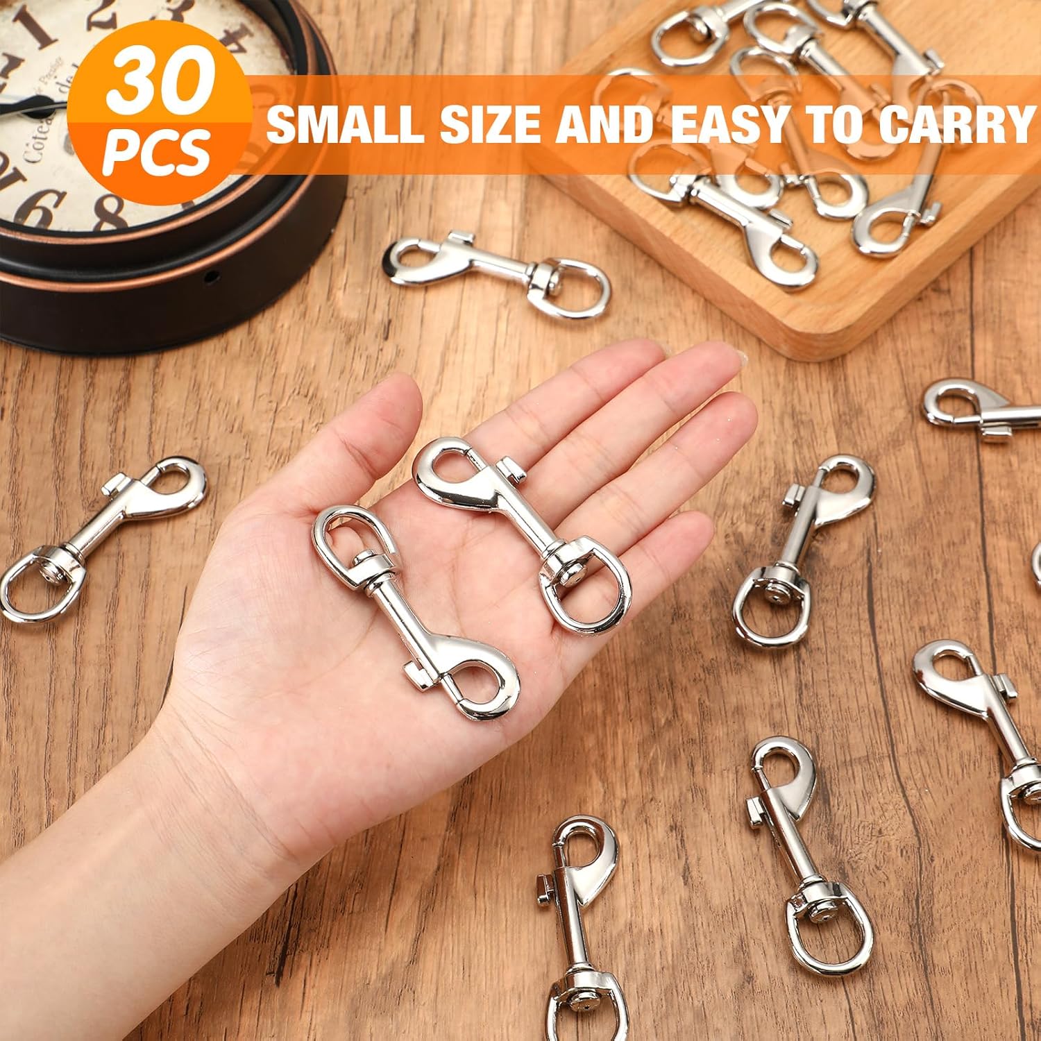 Therwen Heavy Duty Swivel Snap Hooks for Dog Leash