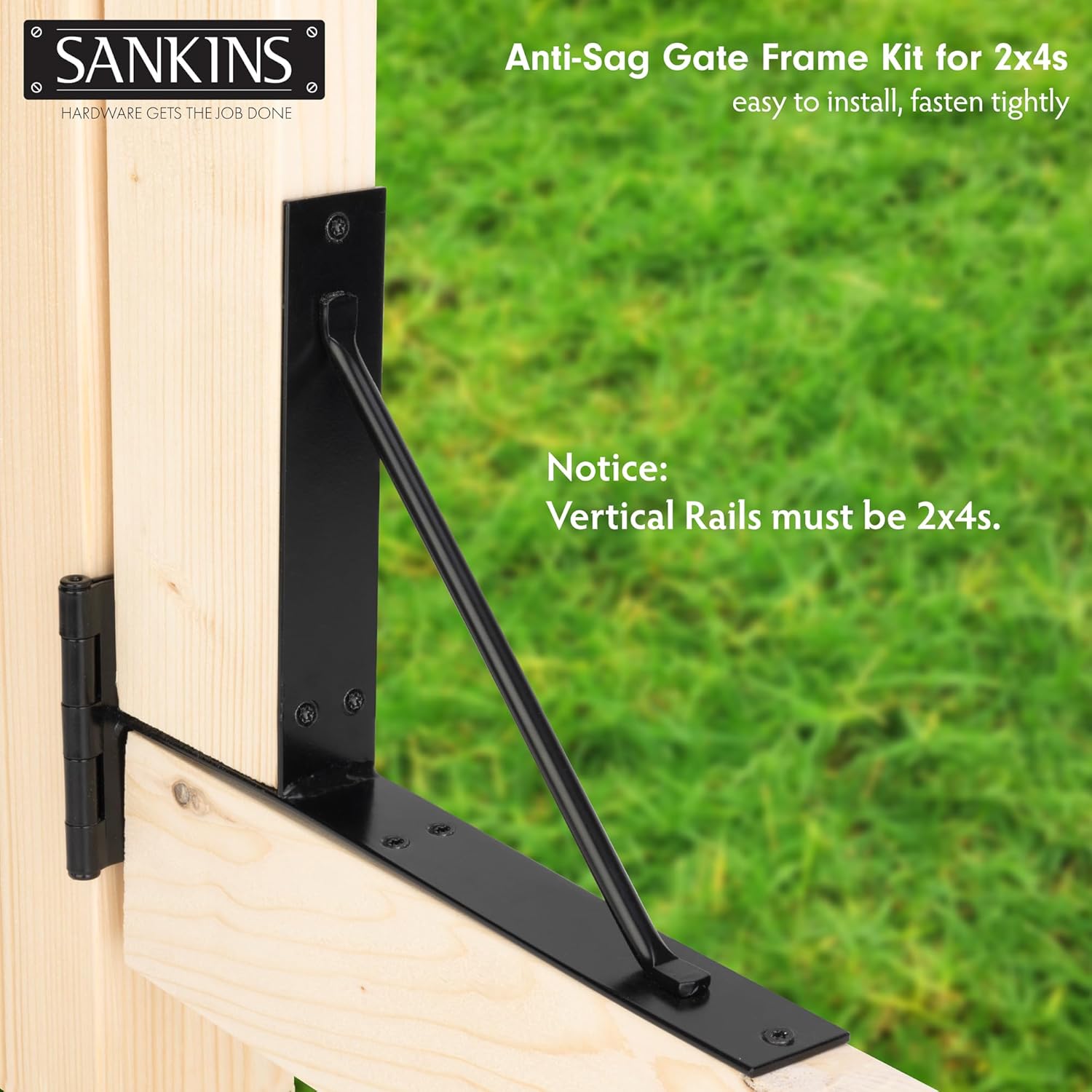Anti-Sag Corner Bracket for Durable Structures