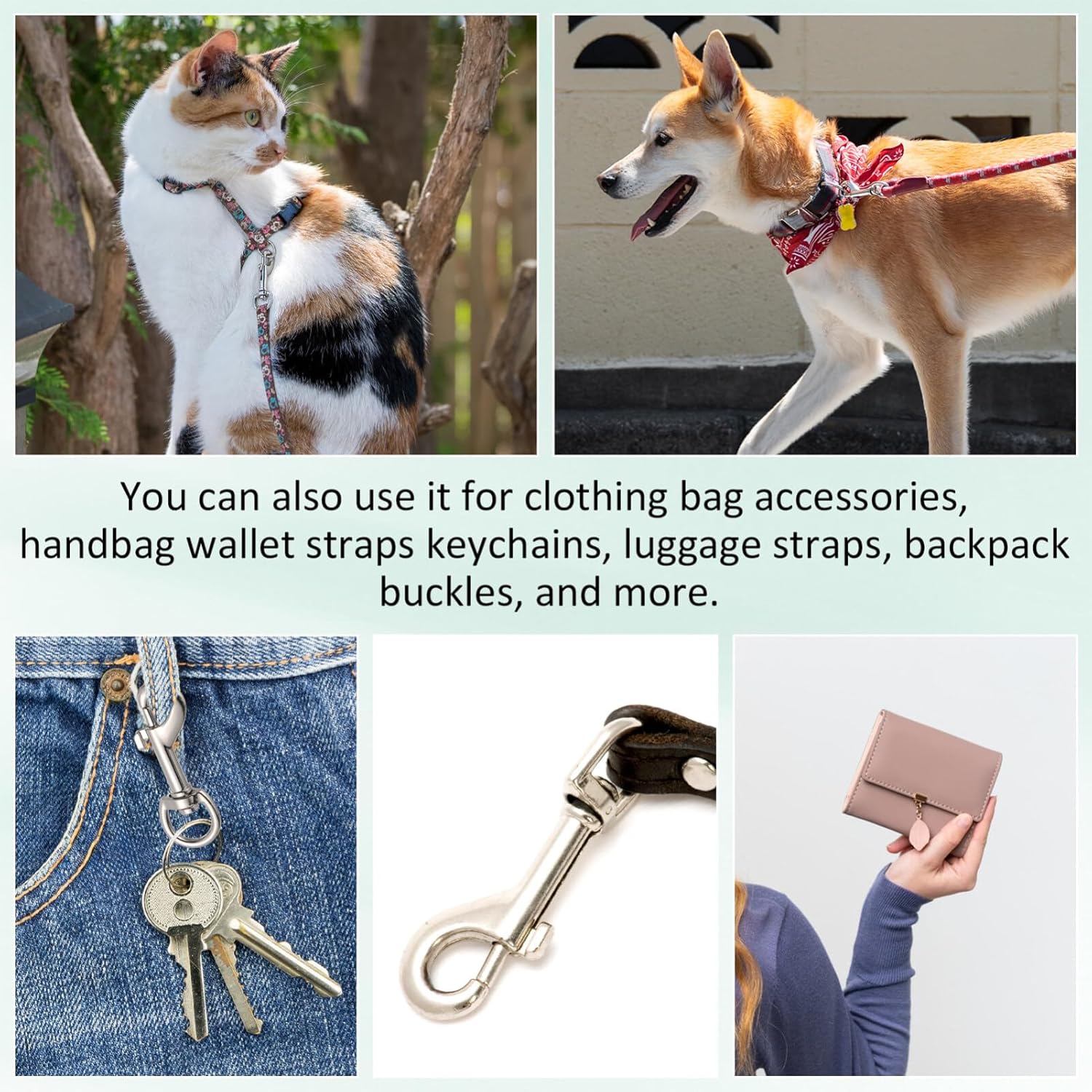 24-Piece Trigger Snaps for Dog Leashes More