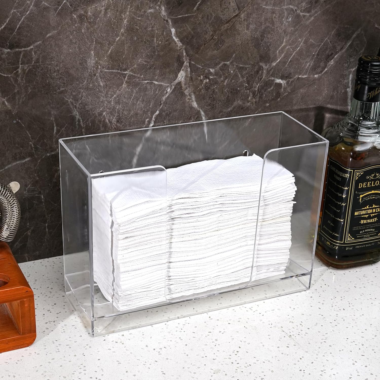 Paper Towel Dispenser Wall Mount Clear Multi-Fold