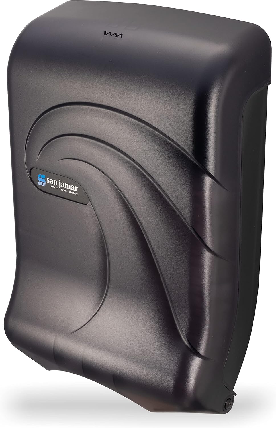 San Jamar UltraFold Plastic Paper Towel Dispenser for Bathroom Black